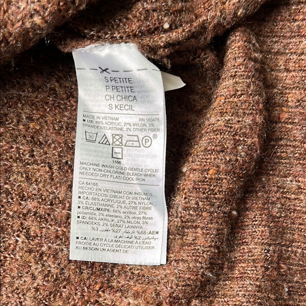 Old Navy Cozy Brown Crewneck Sweater - Picture 4 of 6